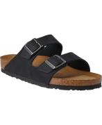 Birkenstock Arizona NU Oiled SFB Kvinde Sort Flade Sandaler Str 40 - h...