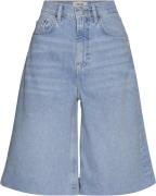 Vero Moda Vmrowena SHR Long Wide Shorts Ba328 Kvinde Light Blue Denim ...