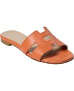 Shoe Biz Claire Kvinde Orange Flade Sandaler Str 40 - hos Magasin