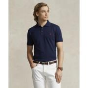 Polo Ralph Lauren Slim Fit Stretch Mesh Polo Mand Blå Kortærmede Poloe...