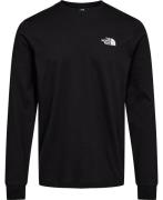 The North Face M L/S Redbox TEE TNF Black Mand Sort Langærmede T-shirt...