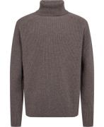 BOSS Cevento Mand Dark Beige Turtlenecks Str L - hos Magasin