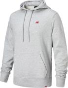 New Balance Small Pack Hoodie Mand Grey Hoodies Str L - Bomuld hos Mag...