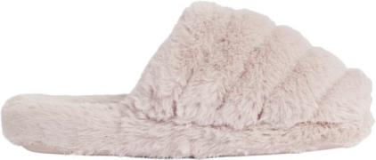 Ted Baker Lopsey Faux Fur Mule Slipper Kvinde Dusky Pink Hjemmesko Str...