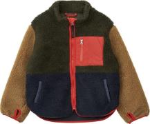 Liewood Nolan Pile Jacket Str 92 - Army Brown Multi Mix Fleece hos Mag...