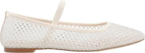 Bianco Bialilja Mesh Ballerina Kvinde Off White Ballerinaer Str 40 - h...