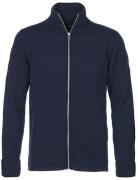 Mads Nørgaard - Copenhagen 100% Wool Klemens Zip Cardigan Mand Blå Swe...