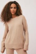 Magasin Classic 2 100% Cashmere Kvinde Light Sand Sweaters Str L Cashm...