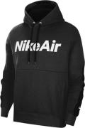 Nike air Fleece Hoodie Mand Black Hoodies Str L - Bomuld hos Magasin