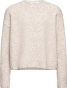 Rosemunde Oneck Pullover Str 128 Piger - Oat Melange Strik hos Magasin