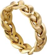 Jane Kønig Big Braided Ring, Goldplated Sterling Silver - 46 46 - Ring...