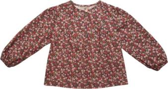 Huttelihut Blouse LS Made w Liberty Fabri Str 128 Piger - Nectar Red B...