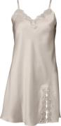 Lady Avenue Pure Silk Slip w. Lace Natkjoler Str L - Silke hos Magasin