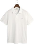 Gant REG Shield SS Pique Polo Mand White Kortærmede Poloer Str L - hos...