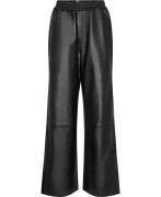 Magasin Tana 2 LWG 100% Leather Pants Kvinde Black Læderbukser Str L L...