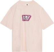 Wood Wood Wwasa Balloon Tshirt Mand Pale Pink Kortærmede T-shirts Str ...