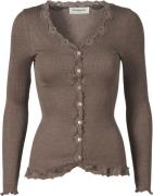 Rosemunde Cardigan m. Blonde Kvinde Brun Cardigans Str L - hos Magasin