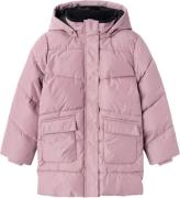 Name It Nkfmedow03 Jacket Long FO Noos Str 128 - Grape Shake Vinterjak...