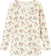 Lil' Atelier Nmfgavo ELI LS Slim TOP LIL Str 92 - Turtledove Toppe hos...