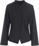 Bitte Kai Rand Pinstripe Jersey Kvinde Black Pinstripe Overgangsjakker...