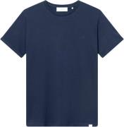 Les Deux Nørregaard Tshirt Tonal Mand Navy Kortærmede T-shirts Slim Fi...