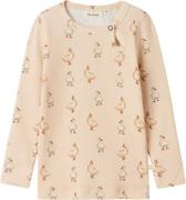 Lil' Atelier Nmfgavo ELI LS Slim TOP LIL Str 92 - Sand Dollar Toppe ho...