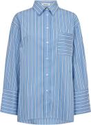 Tomorrow Trwjane Crisp Men's Shirt Malibu Stripe Kvinde Clear Sky Blue...