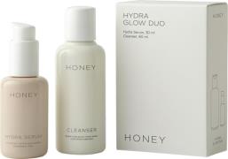 HONEY Hydra Glow Duo Julegaveæske 30 ml + 60 ml - Hudpleje hos Magasin