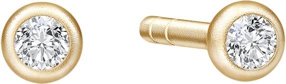 Julie Sandlau Finesse Earring Gold One size - Ørestikker hos Magasin