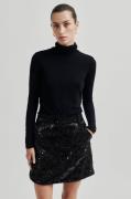 Second Female Flakes Skirt Kvinde Black Korte Nederdele Str L - hos Ma...