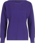 Betty Barclay Strickpullover Ku Kvinde Blue Violet Sweaters Str 40 - h...