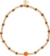 A Beautiful Story Clever Carnelian Bracelet GC 16cm - Perlearmbånd hos...