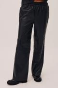 Magasin Tana 2 LWG 100% Leather Pants Kvinde Black Læderbukser Str L L...