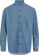 ET AL 4356 Denim Shirt Mand Vintage Blue Langærmede Skjorter Str L Den...