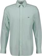 Gant REG Classic Oxford Stripe Shirt Mand Deep Forest Green Langærmede...