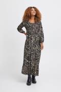 Sorbet Sbnajam Dress Kvinde Zebra Maxi Kjoler Str L - hos Magasin