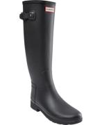 Hunter Womens Refined Tall Kvinde Black Gummistøvler Str 39 - hos Maga...