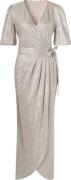 Ida Sjöstedt Dylan Dress Kvinde Mushroom Silver Maxi Kjoler Str 40 - h...