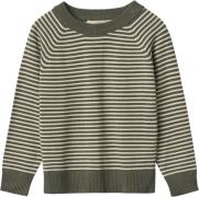 Fliink Favo Pullover Str 6Y/116 Unisex - Beetle Stripe Bluser Viskose ...