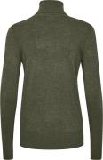 Saint Tropez J2046, Milasz Rollneck Pullover Kvinde Army Green Melange...