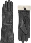 MJM MJM Glove Francesca Long Leather Black L - Handsker Uld hos Magasi...