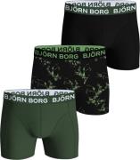 Björn Borg Cotton etch Boxer 3p L - Boxershorts hos Magasin