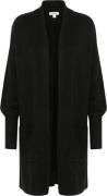 Soaked in Luxury Slelta Plain Cardigan LS Kvinde Black Cardigans Regul...