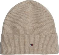 Tommy Hilfiger Essential Flag Fuzzy Beanie ONE SIZE - Huer hos Magasin