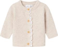 Name It Nbfrikimmi LS Knit Card Str 68 - Summer Sand Cardigans hos Mag...