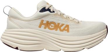 HOKA Bondi 8 Mand Oat Milk / Alabaster Sneakers Str 46 - hos Magasin