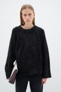 InWear Yelenaiw Pullover Kvinde Black Sweaters Str L - hos Magasin