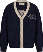 Woodbird Wbkoon Noodle Cardigan Mand Navy Sweaters Str L - hos Magasin