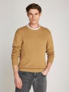 Tommy Hilfiger Herringbone Structure C NK Mand Safari Canvas Sweaters ...