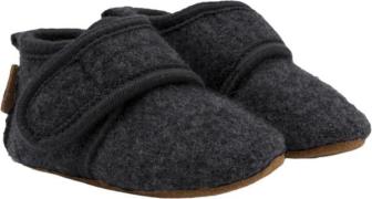 Mikk-Line Prewalker Wool Anthracite Melang Hjemmesko Str 12-18M - hos ...